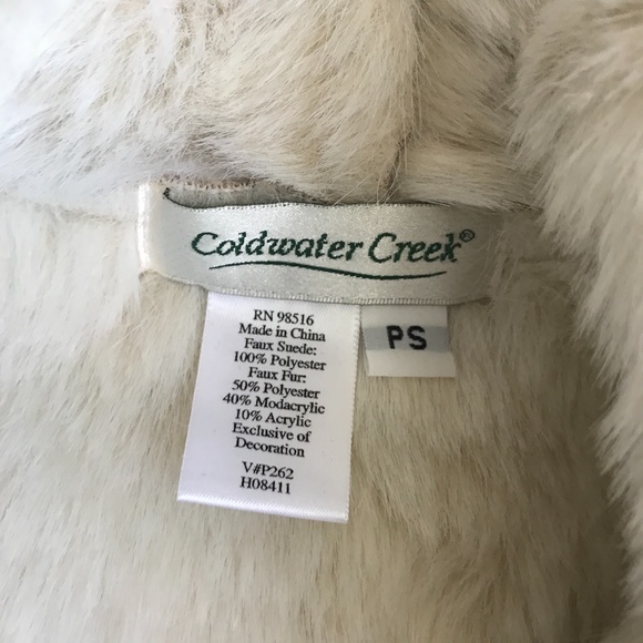 Coldwater Creek Suede and Faux Fur Jacket - Picture 10 of 10